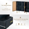 LOVMOR 47/60inch Sideboard Storage Buffet Cabinet Coffee Bar Cabinets for Living Room, Kitchen, Hallway - 3 of 4
