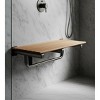 HomeRoots 14" X 30" Brown Teak Rectangular Shower Bench - 2 of 4