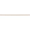 Black Bow Jewelry 0.8mm 14k Rose Gold Solid Baby Wheat Chain Necklace - 3 of 4