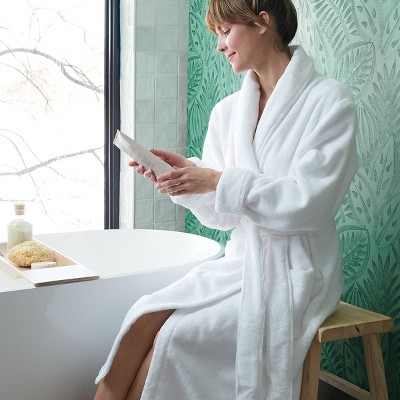 Spa Plush Bath Robe - Threshold™, 3 of 5