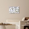 Art Remedy Texture and Flowers Colorful buterfly and flowers wall art Framed - 2 of 4