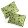 Deny Designs Jae Polgar Party Green Twin/Twin XL Duvet and Sham Set (2-3pc Set) - 4 of 4