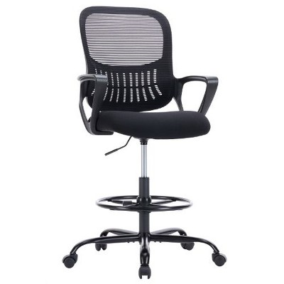 CAVINAS Ergonomic Office Chair, Mid Back Mesh Computer Desk Chair, Executive Office Chair Height, Adjustable Swivel Task Chair with Lumbar Support