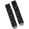 PlayStation Socks Men's Video Game Gaming Logo Patterns 3 Pack Crew Socks Multicoloured - 3 of 4