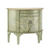 Christopher Knight Home Ainsley Vintage Hand-Painted Half Moon Storage Sideboard Cabine with 2 Doors - 2 of 4