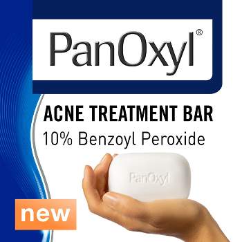 PanOxyl 10% Benzoyl Peroxide Acne Face Cleansing Bar - 4oz