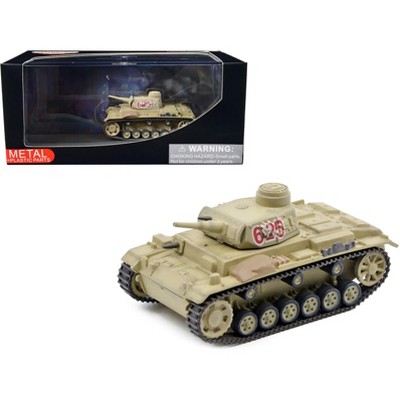 German Sd. Kfz. 141 PzKpfw III Ausf. G Medium Tank - Deutsches Afrika Korps North Africa, 1941 1/72 Diecast Model by Panzerkampf