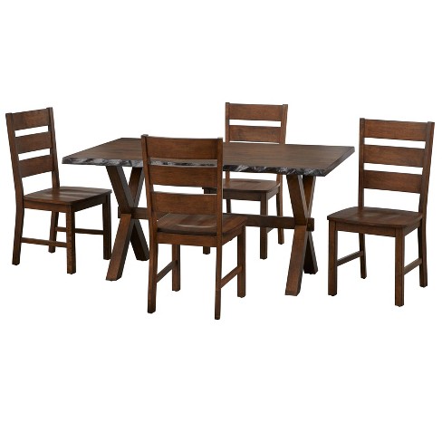 Solid wood 4 seater dining online table