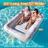 Joyfy Adults Float Pool Inflatable Pool Tanning Floatie Bed with Pillow Pool Floats Lounger Float Tanning Pool Large for Adult - 3 of 4