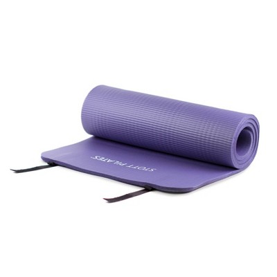 BalanceFrom All-Purpose 1/2 In., High Density Foam Exercise Yoga Mat  Anti-Tear with Carrying Strap, Green 