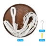 Unique Bargains Macrame Wooden Indoor Hanging Plant Shelf 2 Pcs - 3 of 4