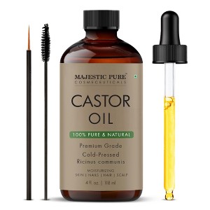 Majestic Pure USDA Organic Castor Oil - 4 Fl Oz - 1 of 4