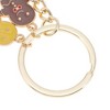 Unique Bargains Christmas Keychain Double Ring Zinc Alloy Colorful 3.15" 1 Pc - 3 of 4