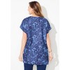 Catherines Women's Plus Size Petite Dolman Sleeve Georgette Top - 3 of 4