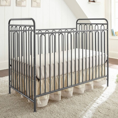 Grey store metal crib