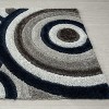 Luxe Weavers Shag Geometric Area Rug, Modern, Stain Resistant, Easy Indoor Rugs for Bedroom, Living Room - 3 of 4