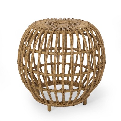 Moonstone Rope Weave Modern Side Table - Black - Christopher Knight Home