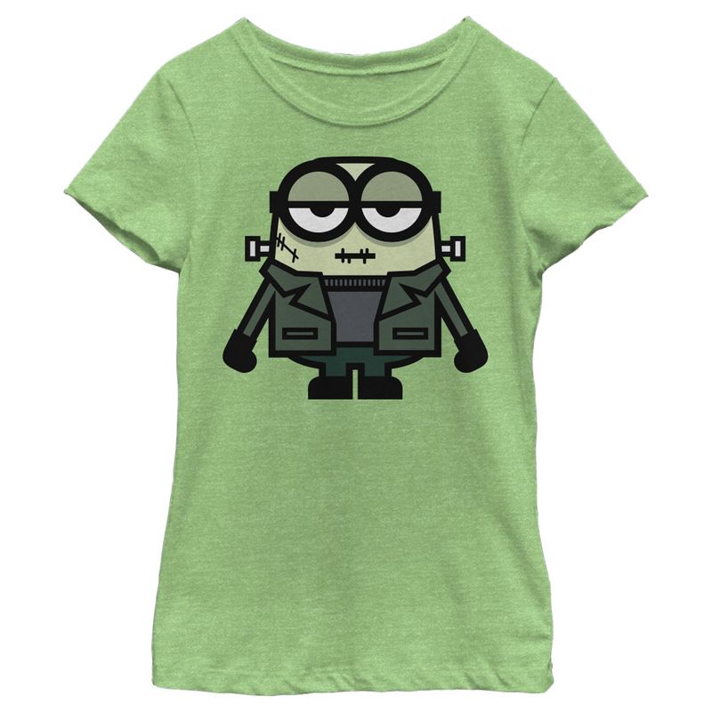Girl's Despicable Me Minions Frankenstein T-Shirt, 1 of 4