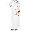 JEFFRICO Womens Nightgowns Short Sleeve Sleepwear Soft Pajama Dress Nightshirts - 3 of 4
