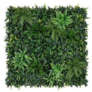 Nearly Natural 40-in x 40-in UV Resistant Andean Cloud Forest Artificial Living Wall Panel (Indoor/Outdoor) - 1 of 4
