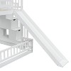 NicBex Twin over Full Bunk Bed Wooden Bed Frame with Slide, Storage Stairs and Full Length Guardrail, No Box Spring Required - 4 of 4