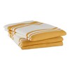 Design Imports  Stripe Woven Dishtowel Set 3 Piece, Honey Gold, 18X28" - 2 of 4