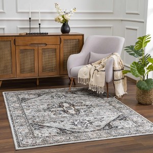 Hauteloom Liverpool Dark Gray Area Rug - 1 of 4