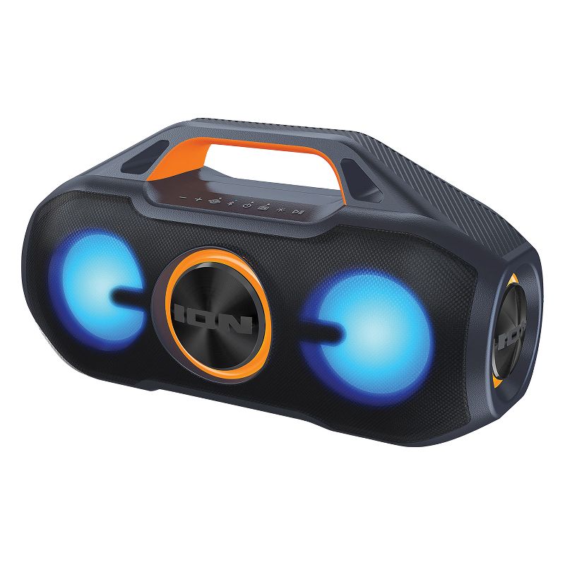 ION Audio AquaSport™ Max Portable Bluetooth® Waterproof Speaker with Speakerphone, Stereo-Link™, and LED Lights, 1 of 11