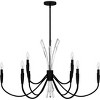 Cecily 9-Light Matte Black Chandelier - 4 of 4