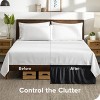 Adjustable Wrap Around Ruffled Bed Skirt by Bare Home - image 4 of 4