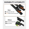 60" Clamp On Pallet Forks, 4000LBS Heavy Duty Quick Attach Bucket Fork with Adjustable Stabilizer Bar, Length Bucket Forks for Tractor Loader Steer - 3 of 4