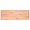 vidaXL Table Top Light Brown 70.9"x23.6"x(0.8"-1.6") Treated Solid Wood Oak - 4 of 4