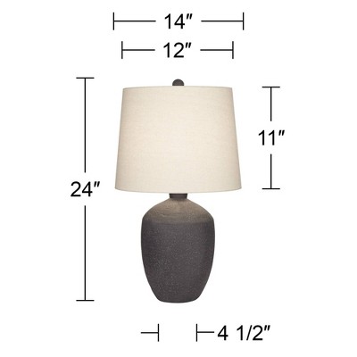 360 Lighting Kate Sea Foam Ceramic Table Lamps (Set Of 2) - Coastal Farmhouse Style For Bedroom & Living Room