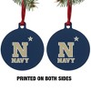 US Naval Academy Primary Logo Aluminum Holiday Christmas Tree Ornament - 2 of 4