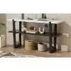 Dexmalle Narrow Console Table with Marble-Effect Top - 2 of 4