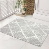 Acekool Geometric  Rug - Machine Washable Non-Slip Indoor Carpet for Living Room, Bedroom, Nursery - 2 of 4