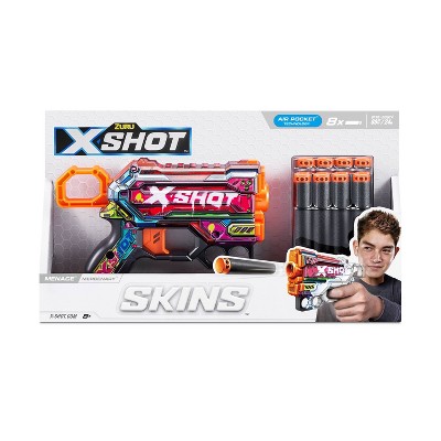 X-Shot Skins Menace with 8 Darts