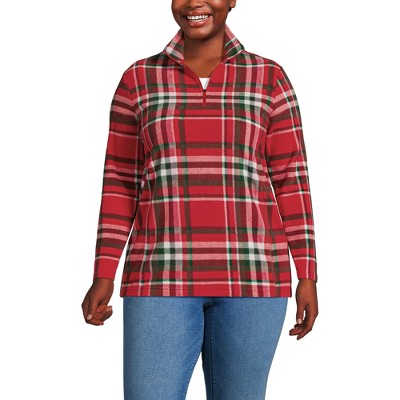 Lands' End Women's Anyweather Fleece Quarter Zip Pullover