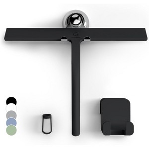 Shower Squeegee for Glass Doors, 11 Inch Silicone Window and Bathroom Cleaning Squeegee with Modern Design - 1 of 4