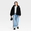 Girls' Faux Fur Hooded Jacket - art class™ - 3 of 3