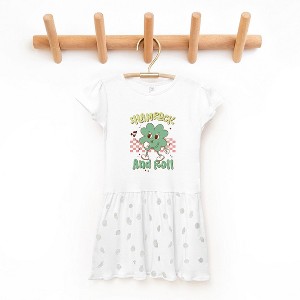 The Juniper Shop Shamrock And Roll Toddler Graphic Dress - 1 of 3