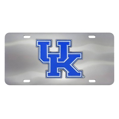 Car Tag UK Dad Blue Licensed NCAA UK Kentucky Wildcats Inlaid License Plate 