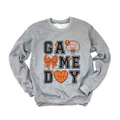 Simply Sage Market Women's Graphic Sweatshirt Basketball Game Day Coquette