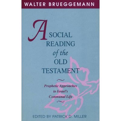 A Social Reading of the Old Testament - by  Walter Brueggemann (Paperback)