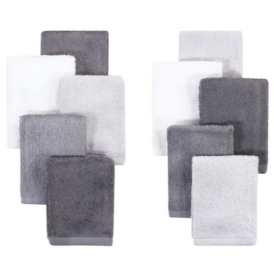 Little Treasure Baby Unisex Rayon from Bamboo Luxurious Washcloths, Gray Charcoal, One Size