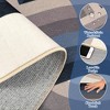 Area Rug, Home Decor Modern Minimalist Line Pattern Rug - Non-Slip Washable Foldable Thin Carpet for Living Room Bedroom Entryway - 2 of 4