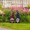 Northlight USA Patriotic Gnome Outdoor Garden Stakes - 27.5" - Set of 2 - 2 of 4