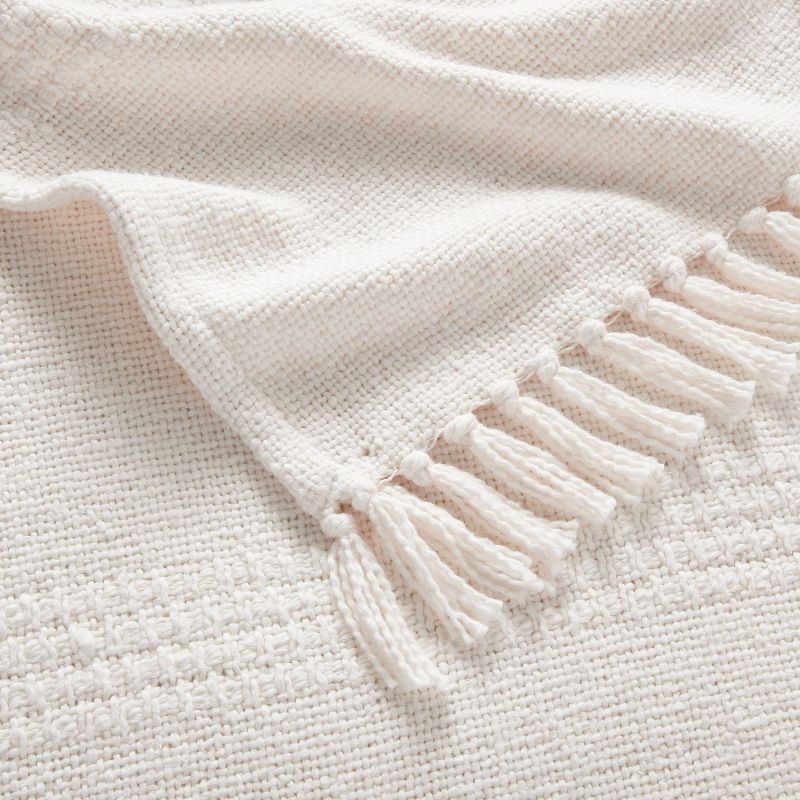 Woven Textural Striped Bed Throw - Threshold™, 3 of 9