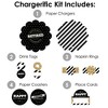 Big Dot of Happiness Happy Retirement - Retirement Party Paper Charger and Table Decorations - Chargerific Kit - Place Setting for 8 - 3 of 4