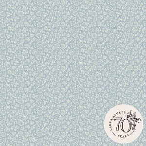 Laura Ashley Sweet Alyssum Pale Seaspray Blue Wallpaper - 1 of 4